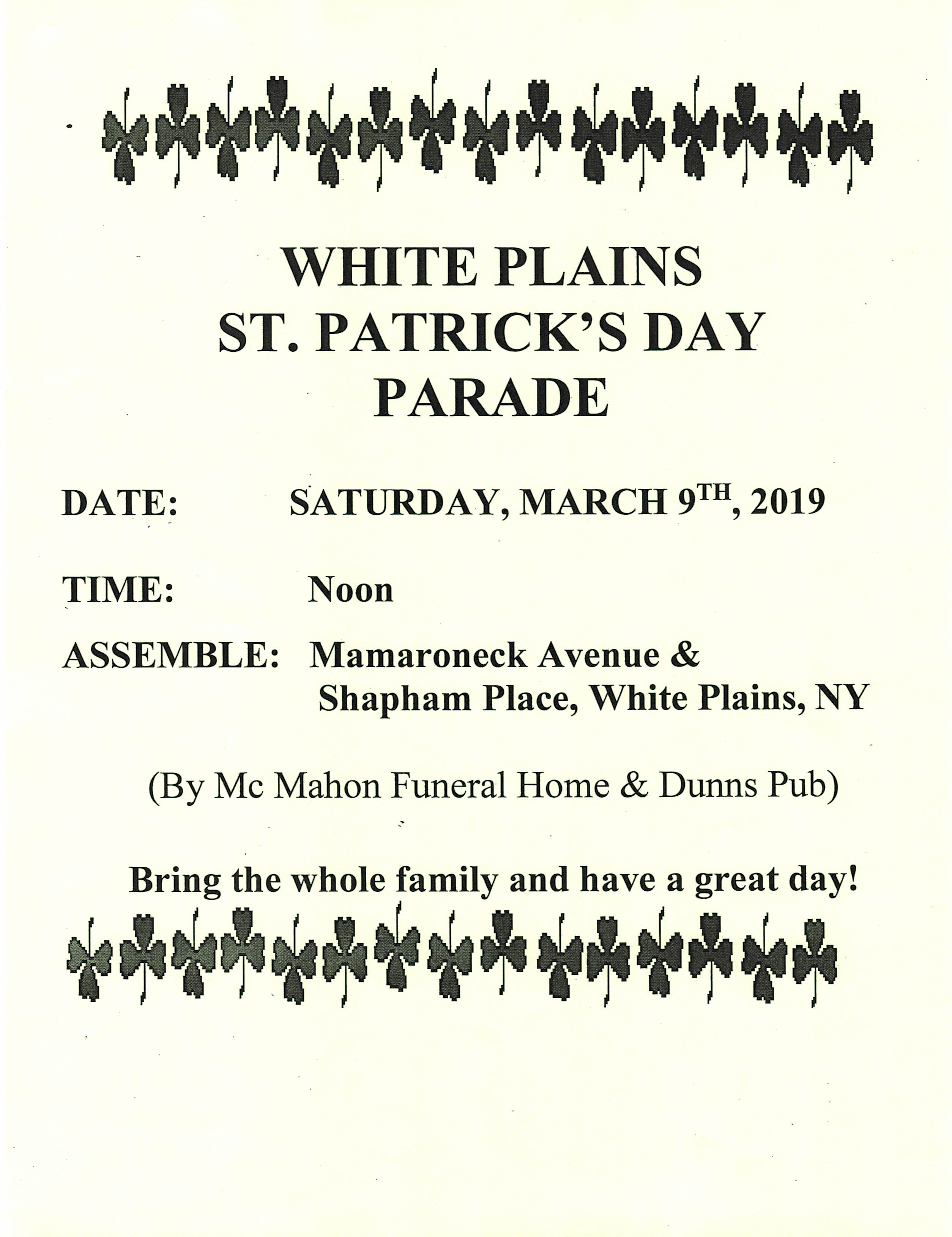 Local 3 participation in St Patrick's Day Parades